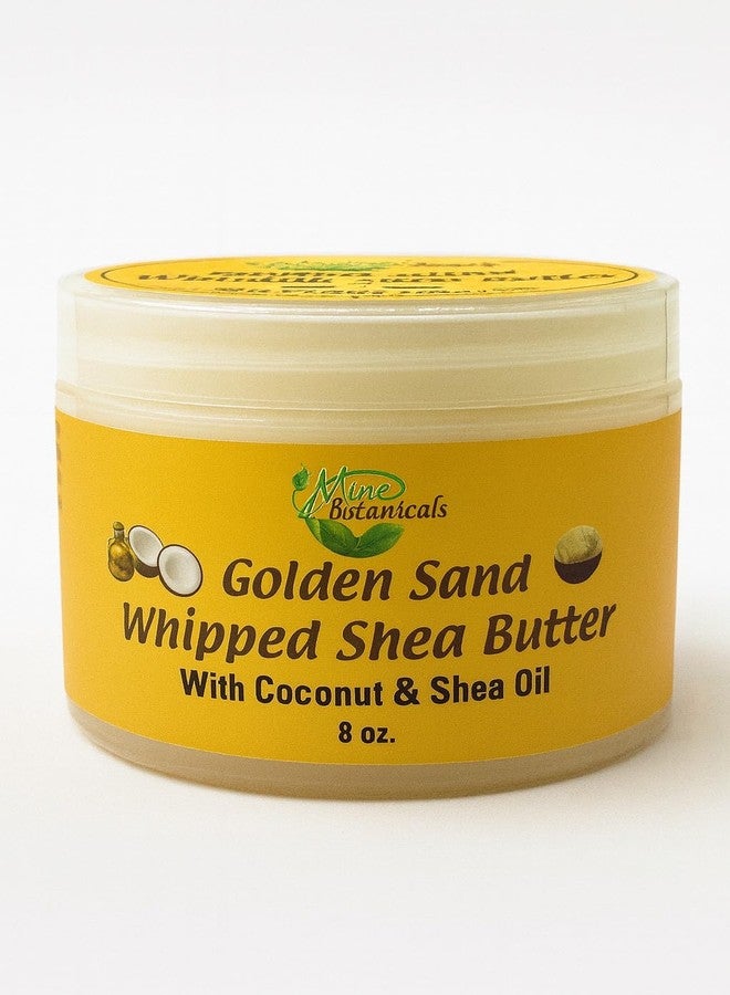 Mine Botanicals Golden Sand Whipped Shea Butter with Coconut & Shea Oil 8oz